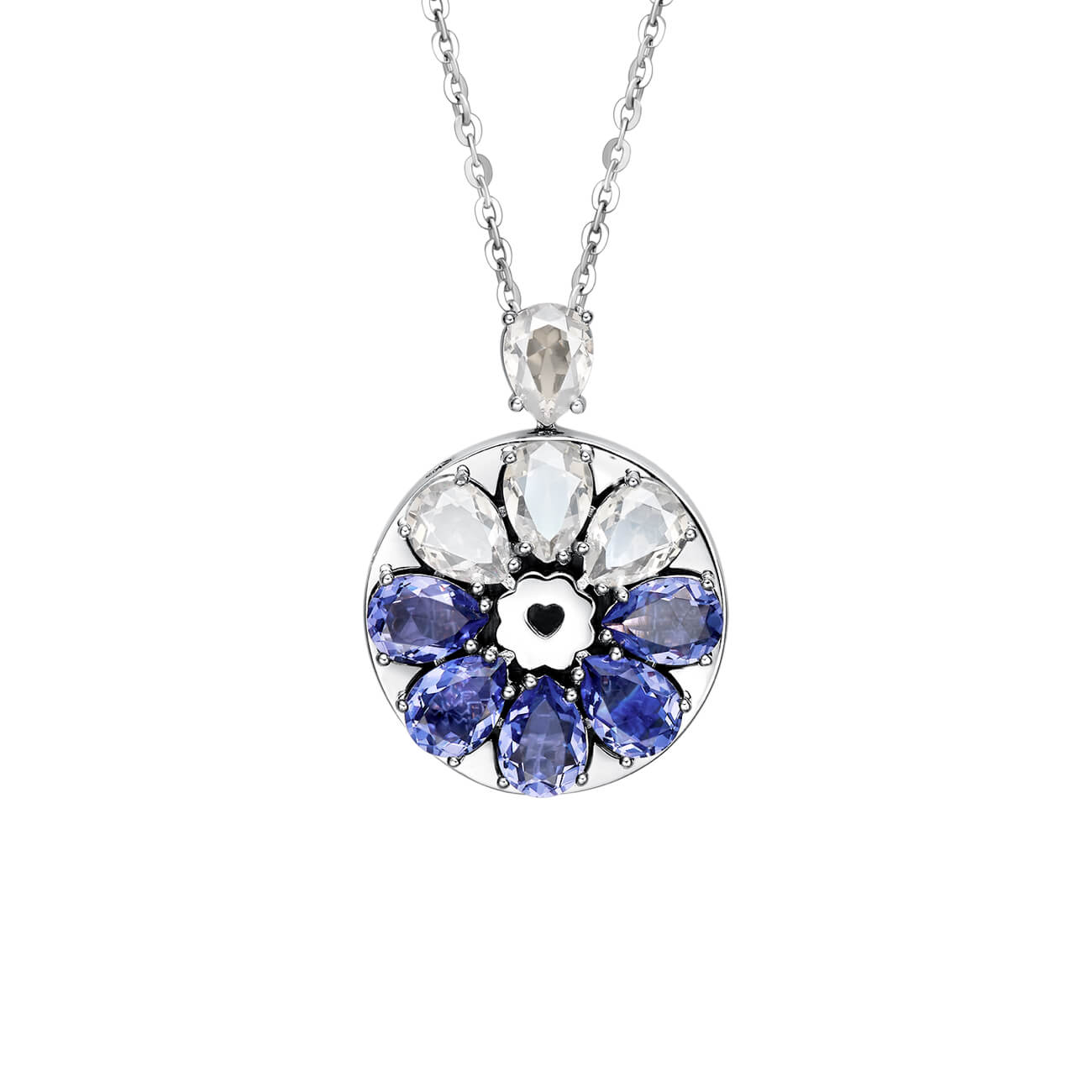 Totwoo Swarovski sea wind necklace