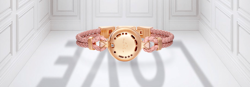 morse code pink bracelet