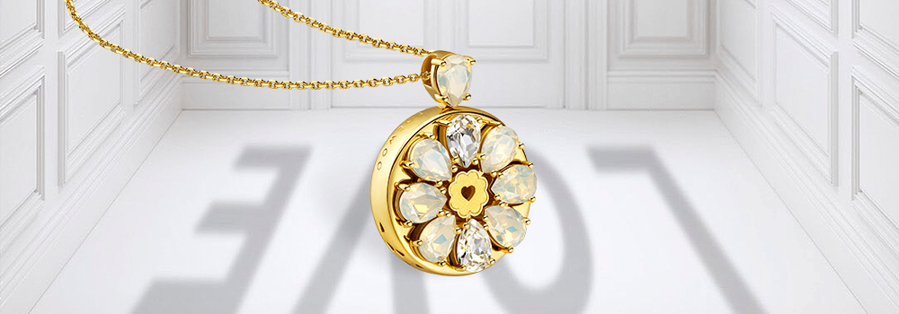 Love Bloom Swarovski Crystal Pendant
