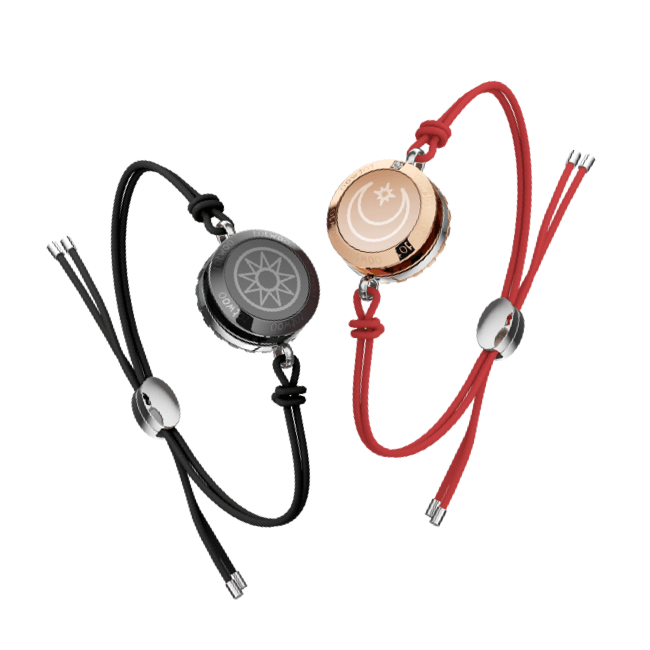 Totwoo sun moon leather bracelets