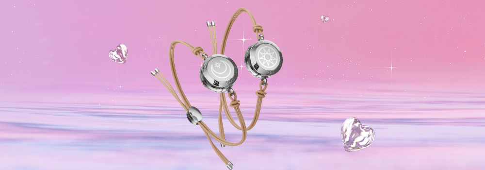 Totwoo Sun moon leather bracelet